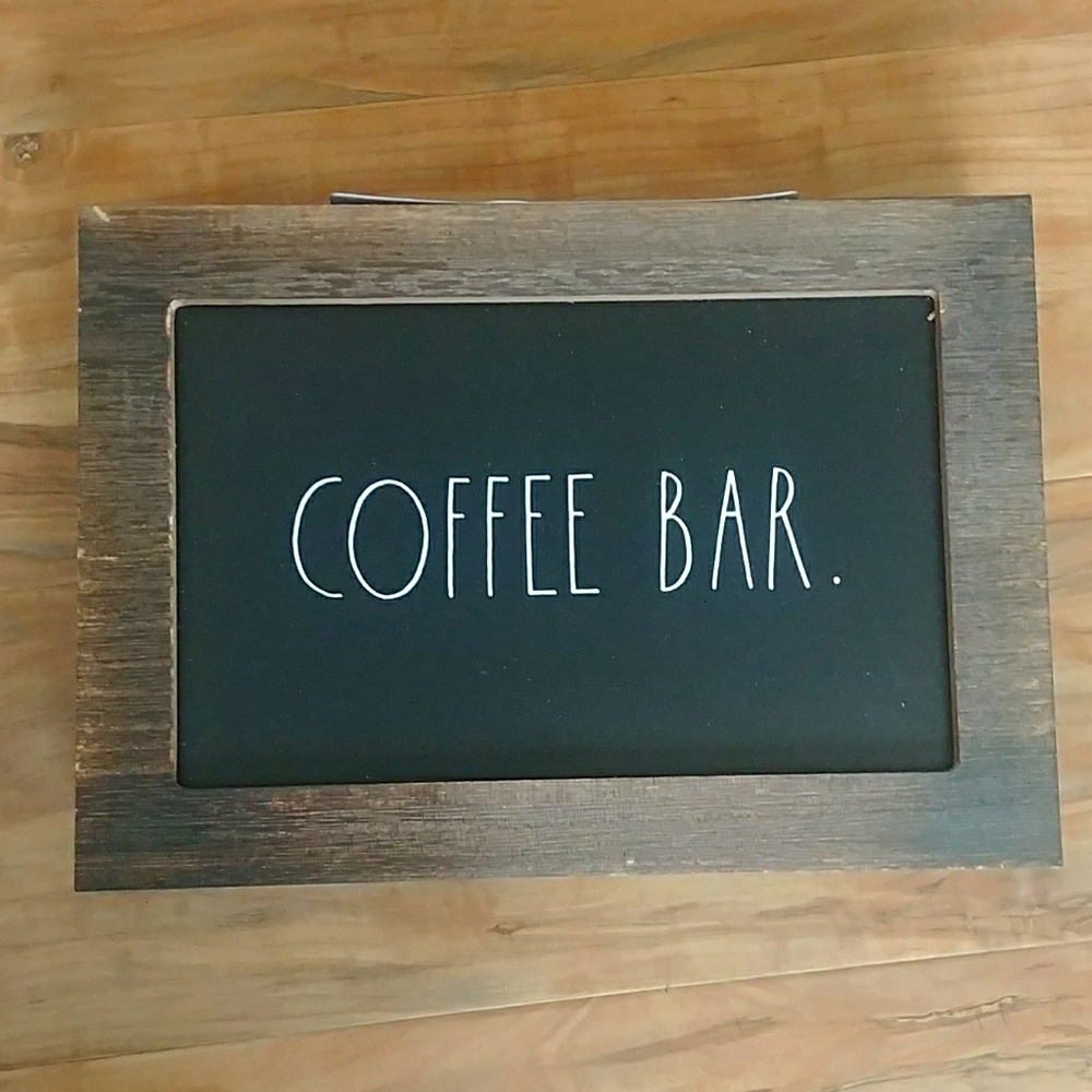 Rae dunn coffee bar sign decorative